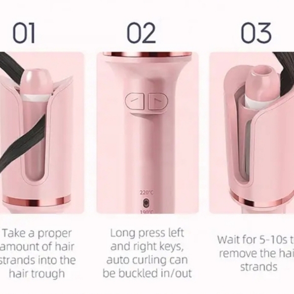 Automatic hair curler - Picture 3 of 7